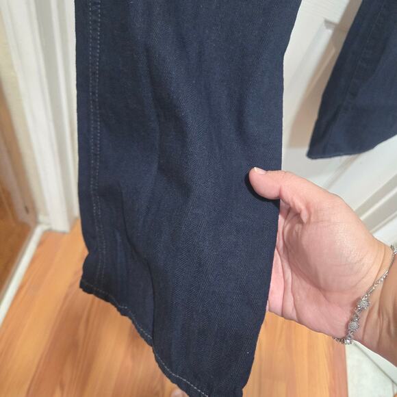 AG Adriano Goldschmied Navy Cotton Pants Size 36x34 Lightweight - Picture 7 of 10